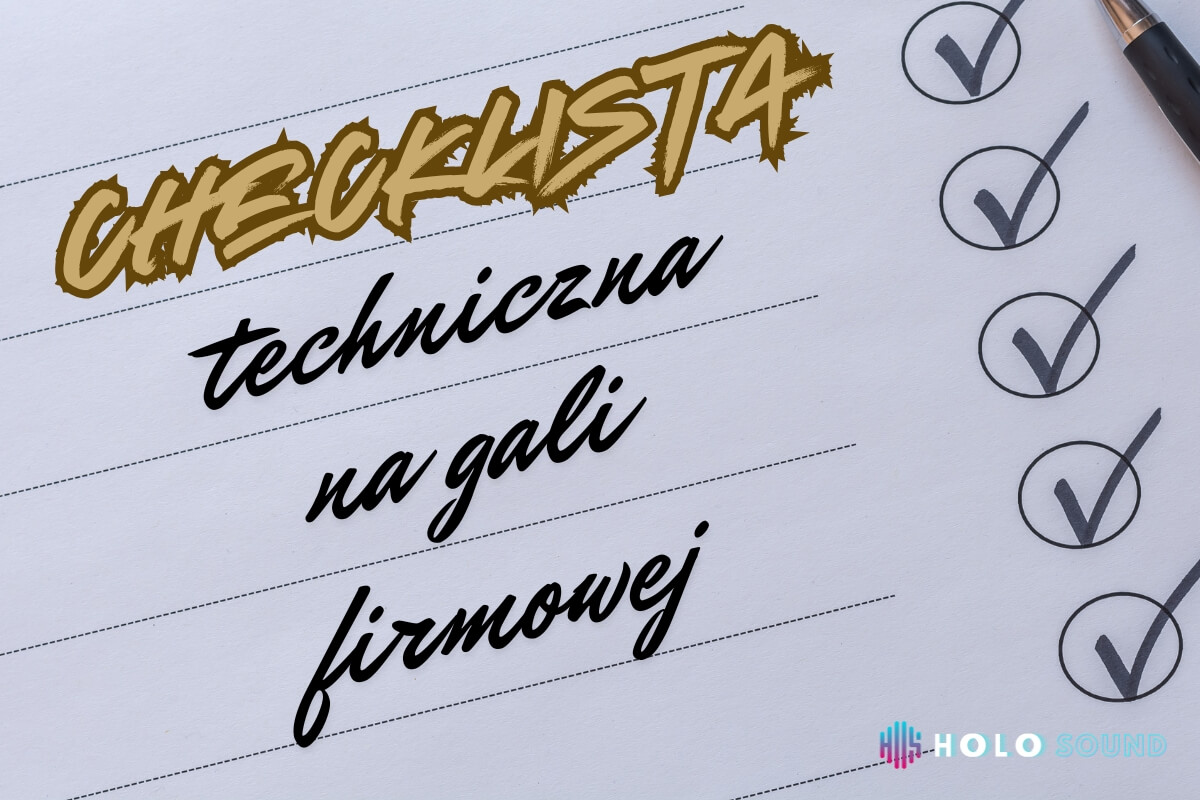 Gala firmowa checklista techniczna